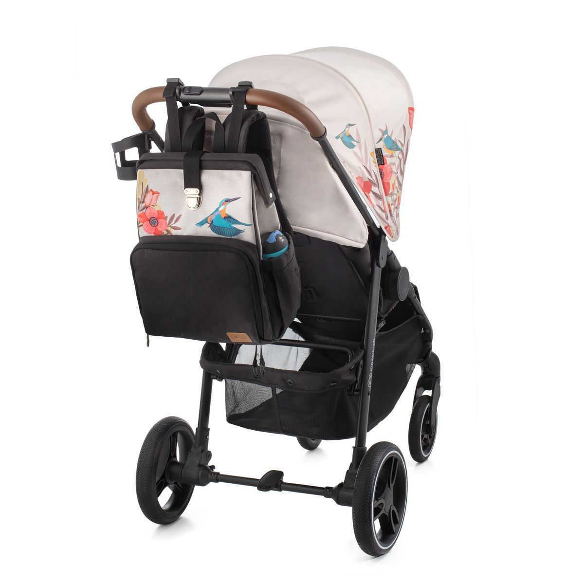 KINDERKRAFT Sac à langer Molly oiseaux bébé 
