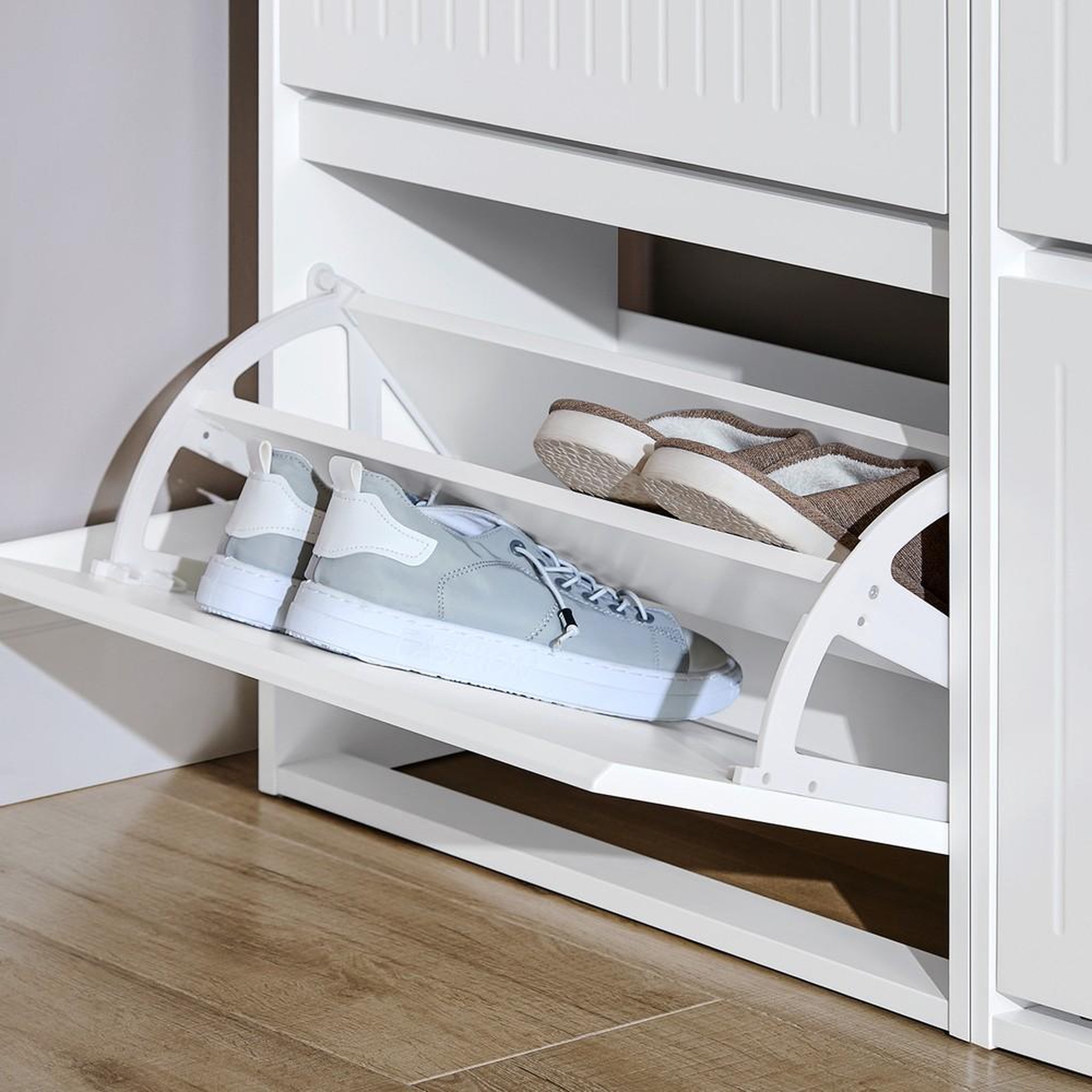 Voir la diapositive 5 : SOBUY SoBuy - Meuble À Chaussures 2 portes - Nordique - FSR165-K