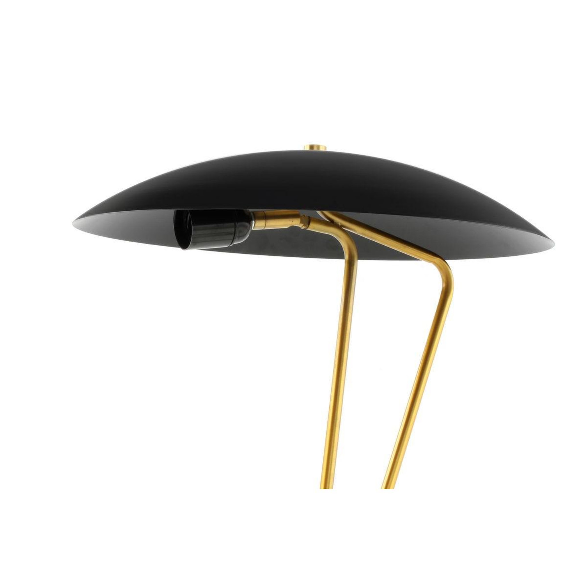Voir la diapositive 3 : Paris Prix Lampe à poser design  kayani  58cm or & noir