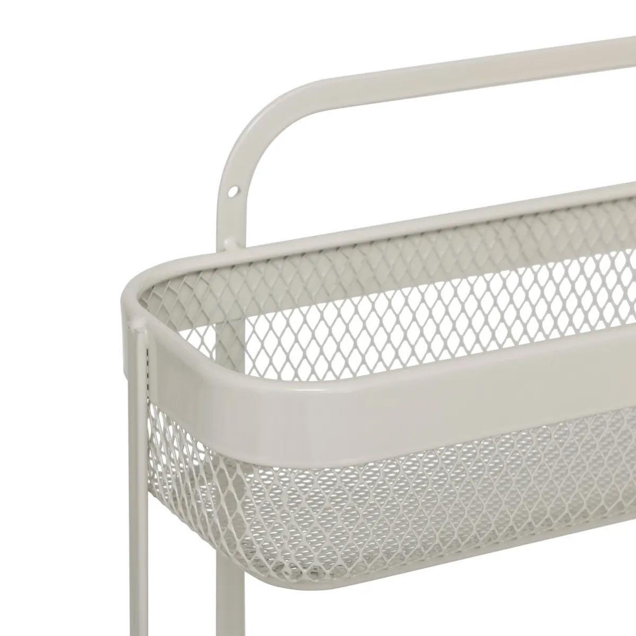 Voir la diapositive 2 : FIVE Étagère de cuisine 2 niveaux  mayaj  34cm beige