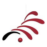 Flensted Flowing Rhythm Red 90x170cm