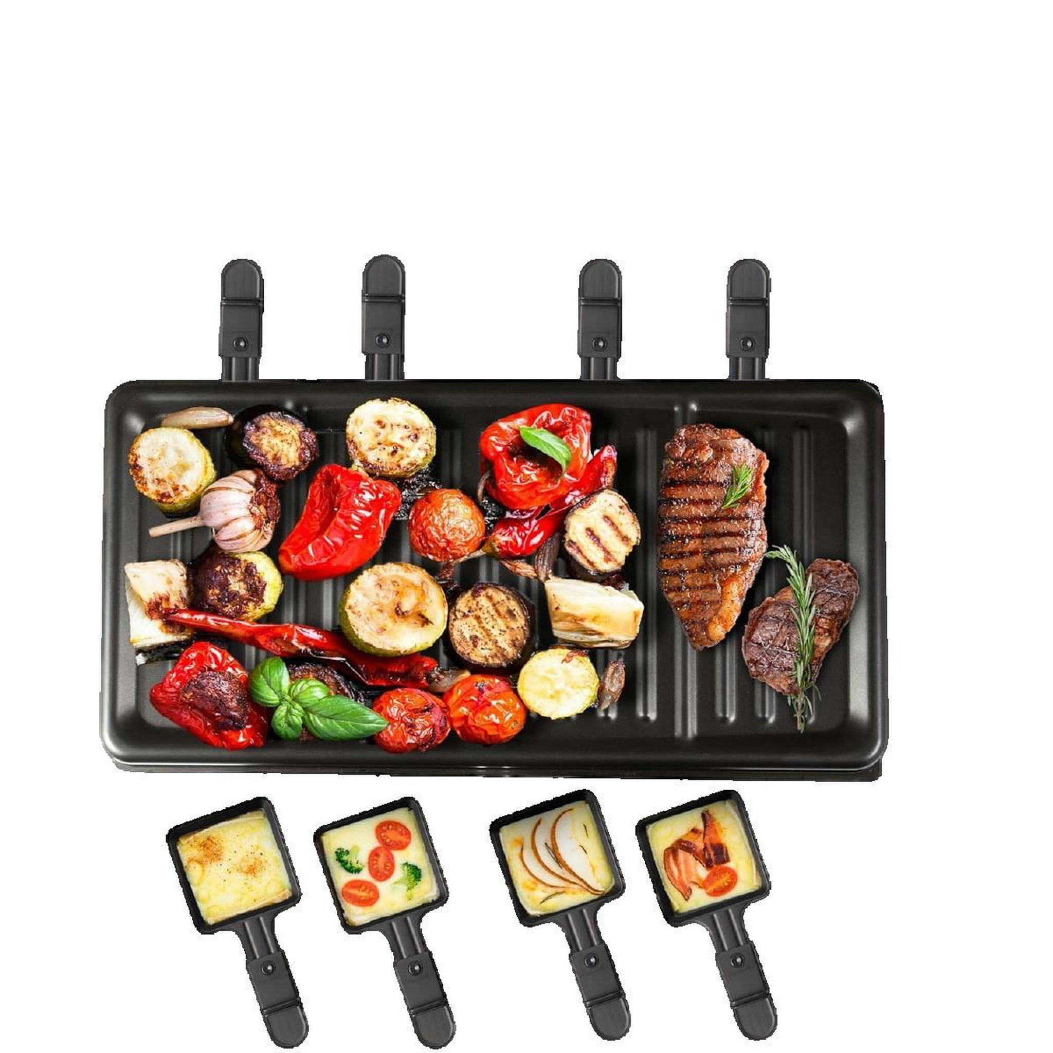 Voir la diapositive 2 : CLATRONIC Raclette Clatronic RG 3757 Noir