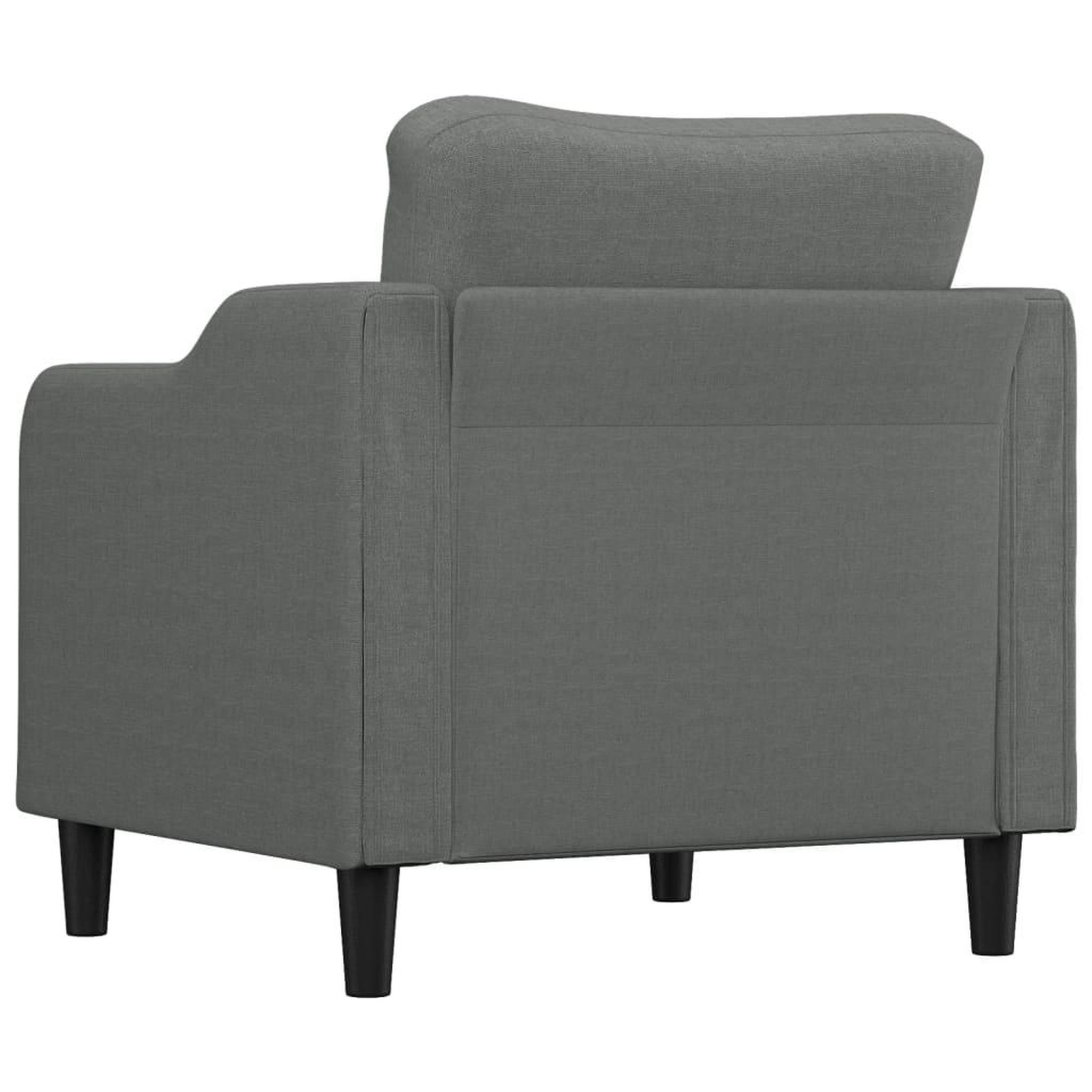 Voir la diapositive 5 : VIDAXL Fauteuil Gris fonce 60 cm Tissu