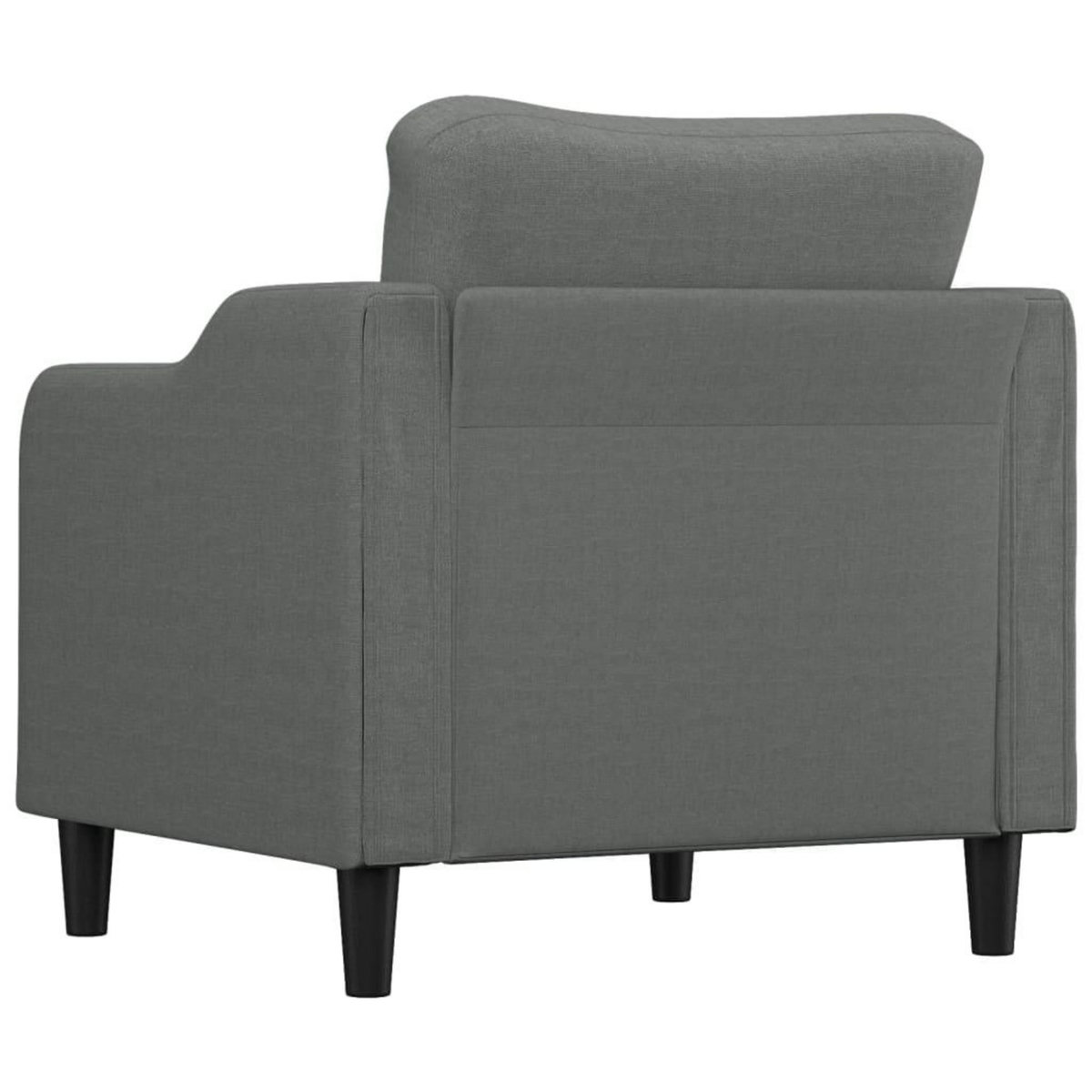 VIDAXL Fauteuil Gris fonce 60 cm Tissu