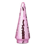 Paris Prix Arbre Disco en Verre  Miroir  33cm Rose