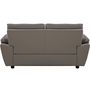 Voir la diapositive 4 : Habitat et Jardin Canapé fixe en cuir reconstitué et PVC   Dallas  - 169 x 88 x 90 cm - 2 places - Gris/Blanc