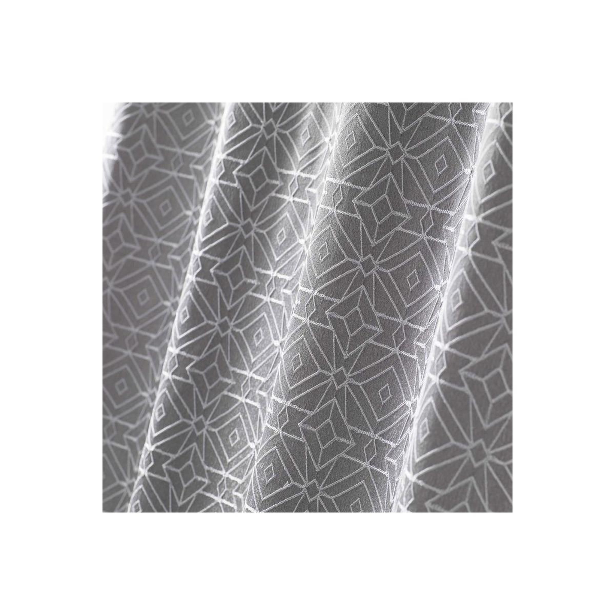 Voir la diapositive 2 : Douceur d'Intérieur Rideau jacquard  dynastie  140x260cm gris