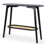 Voir la diapositive 5 : Paris Prix Console Design Avec Cannage  Coralie  100cm Noir