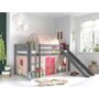 Voir la diapositive 2 : Paris Prix Pack - Lit Enfant, Tente & Tunnel  Pino Spring  Gris