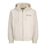 Jack & Jones Sweat Zippé  Homme Jack & Jones Vesterbro. Coloris disponibles : Beige