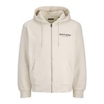 Jack & Jones Sweat Zippé  Homme Jack & Jones Vesterbro. Coloris disponibles : Beige