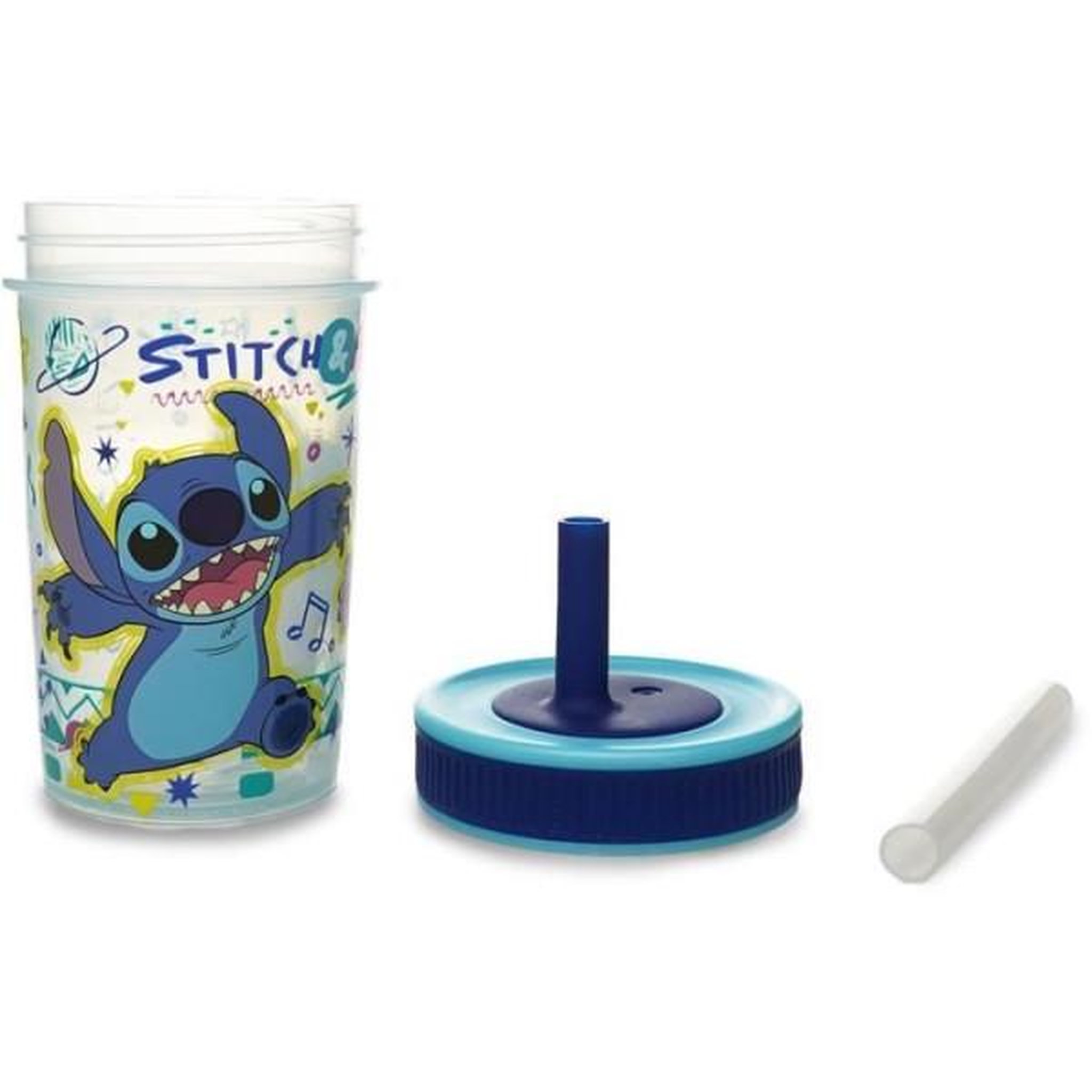 Voir la diapositive 3 : THERMOBABY Gobelet a paille - thermobaby - lilo & stitch - 420 ml - anti-fuite - sans bpa