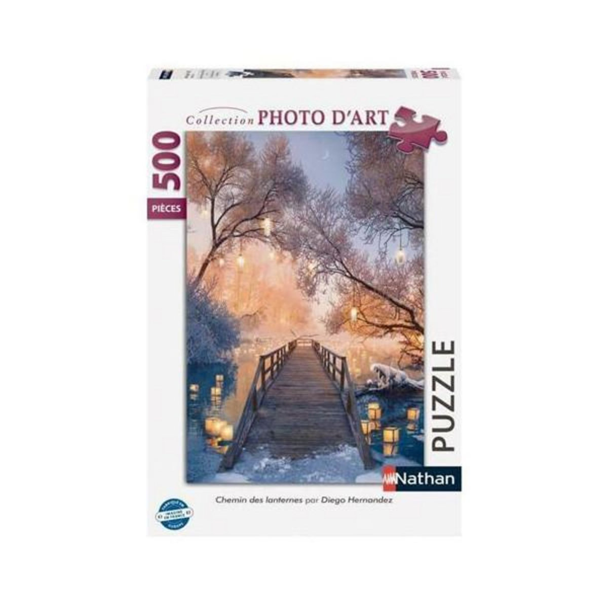 Nathan Puzzle Nathan Chemin des lanternes Diego Hernandez 500 pièces