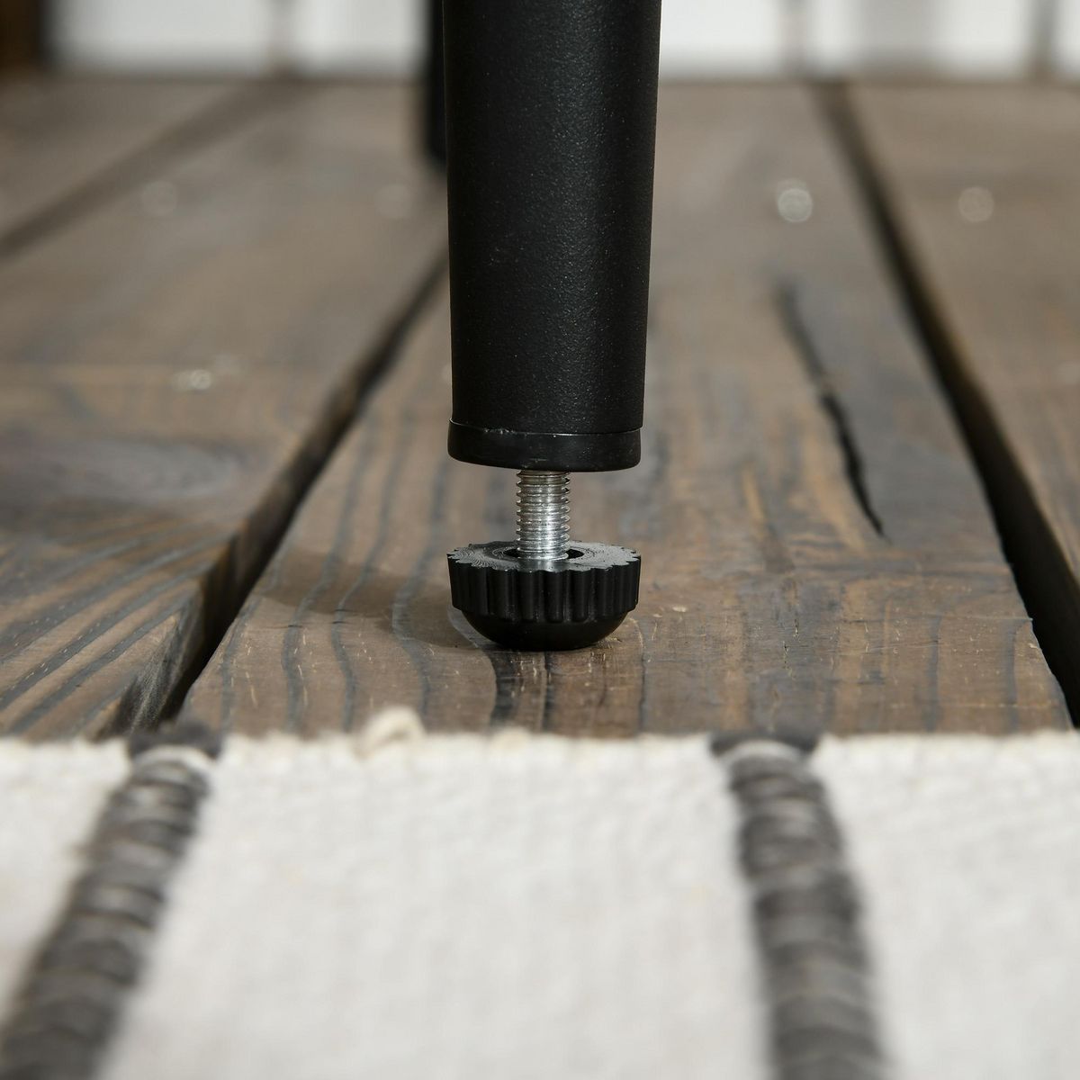 OUTSUNNY Salon de jardin 2 personnes 3 pièces 2 fauteuils avec coussins table basse ronde plateau verre trempé corde tressée métal gris