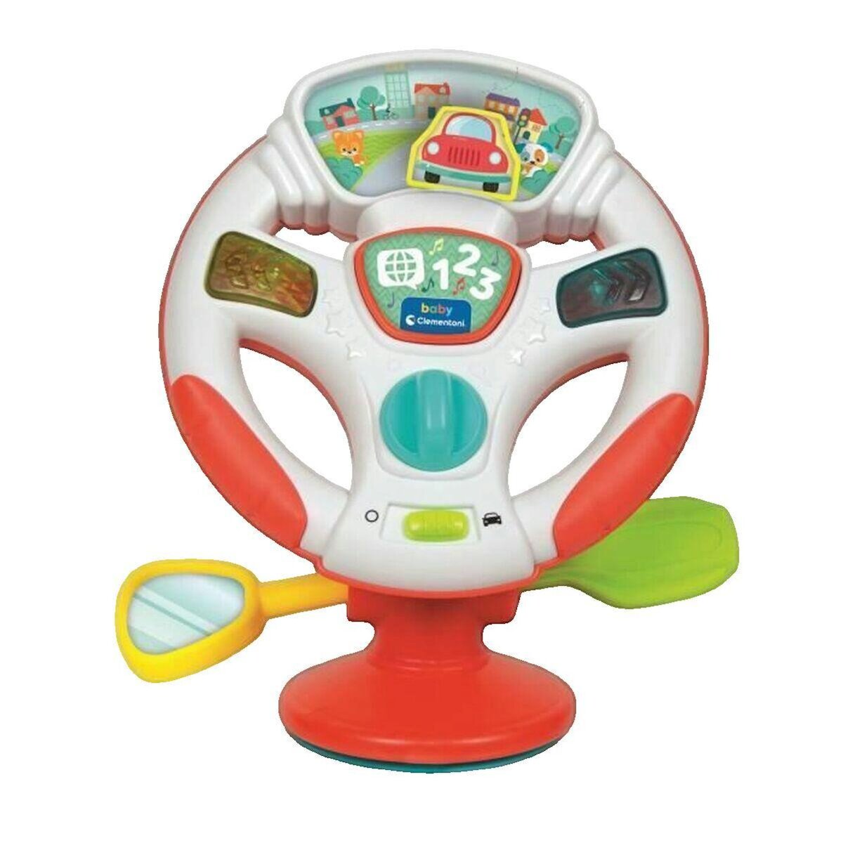 CLEMENTONI Volant Éducatif Clementoni interactif avec lumières LED