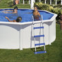 Voir la diapositive 2 : GRE Piscine hors sol acier ovale - Blanche - 5,27 x 3,27 x H 1,22 m - FIDJI