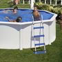 Voir la diapositive 2 : GRE Piscine hors sol acier ovale - Blanche - 5,27 x 3,27 x H 1,22 m - FIDJI