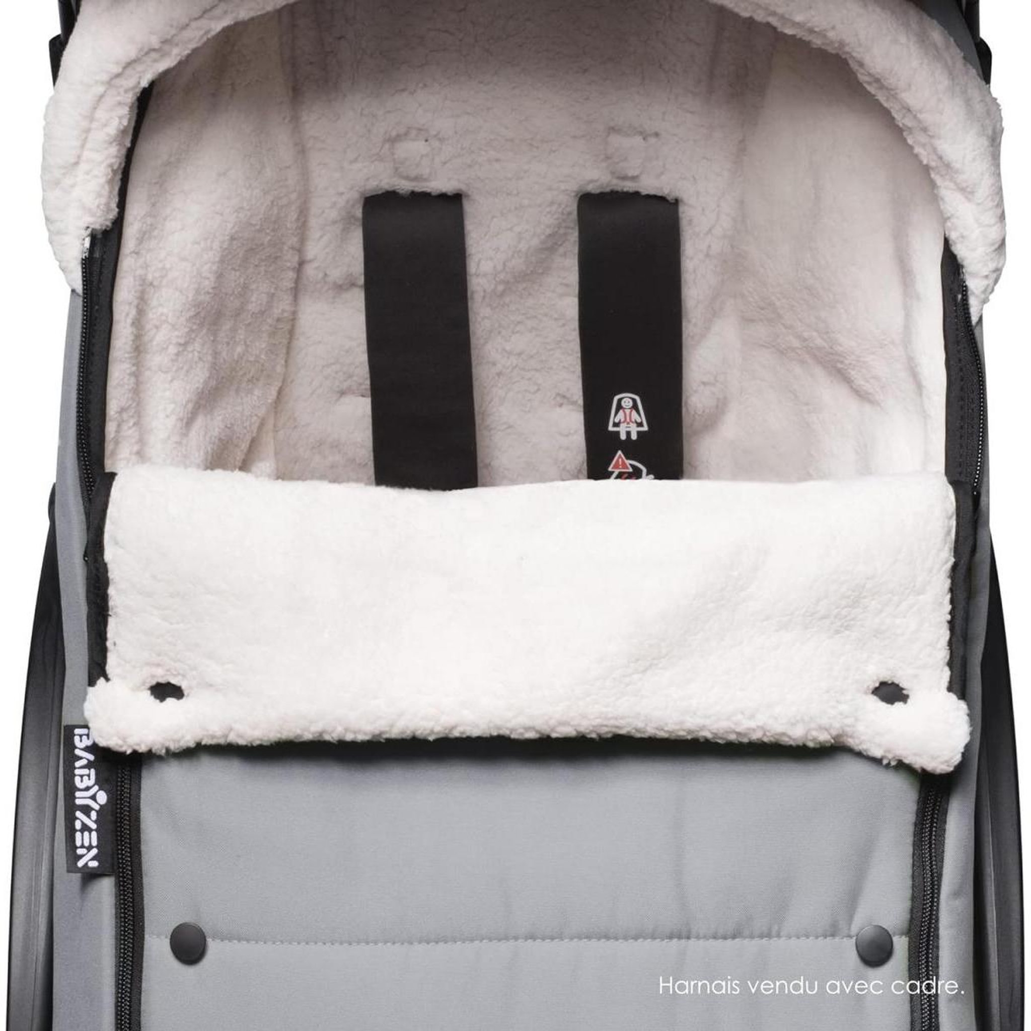 Voir la diapositive 2 : STOKKE Chancelière BABYZEN YOYO Gris