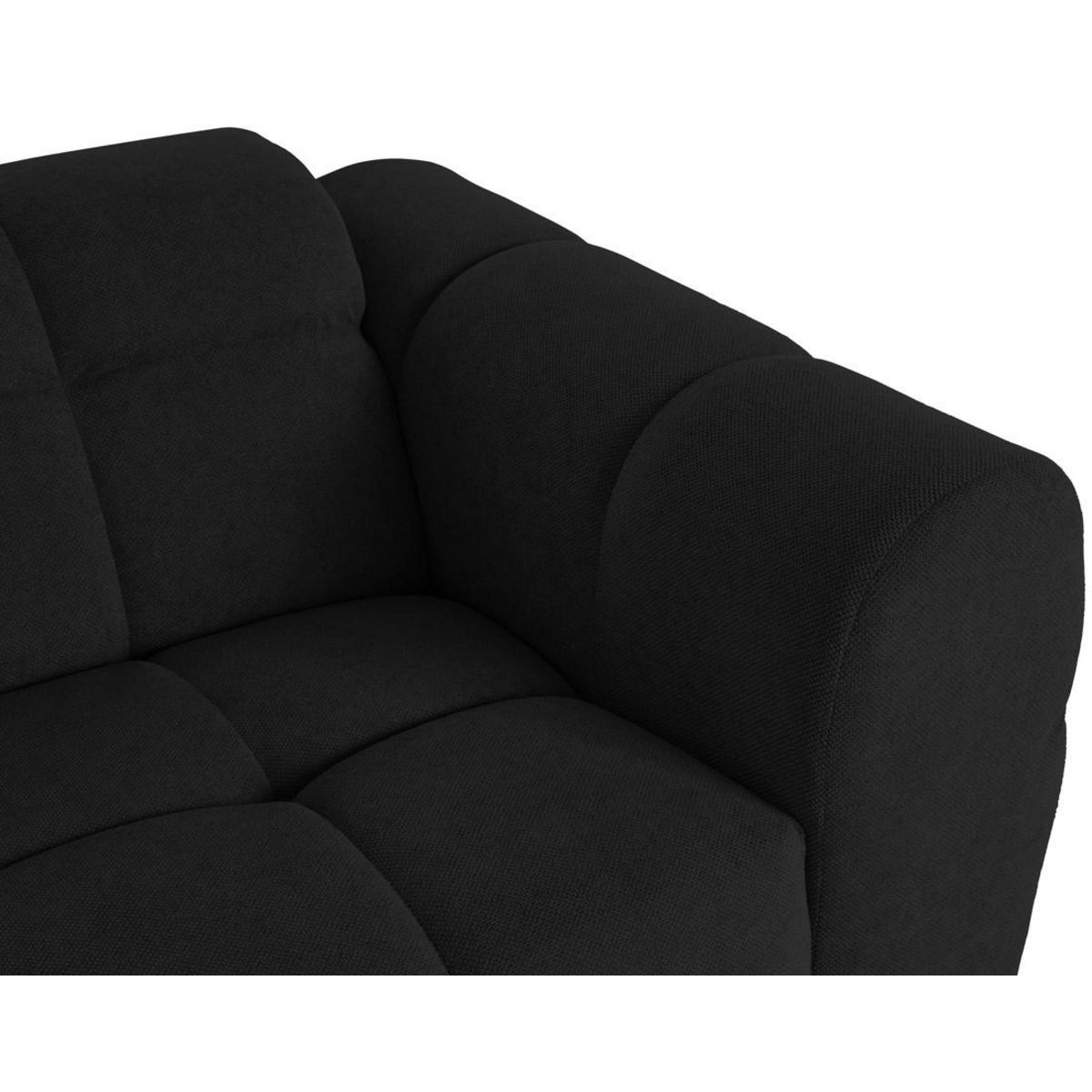 LISA DESIGN Ray - canapé droit 2 places en tissu texturé