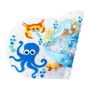 Voir la diapositive 2 : THERMOBABY Tapis de bain - THERMOBABY - Antidérapant - Motifs d'animaux marins