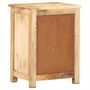 Voir la diapositive 4 : VIDAXL Table de chevet 45x35x60 cm Bois de manguier massif