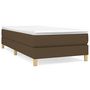 Voir la diapositive 2 : VIDAXL Sommier a lattes de lit avec matelas Marron fonce 80x200 cm