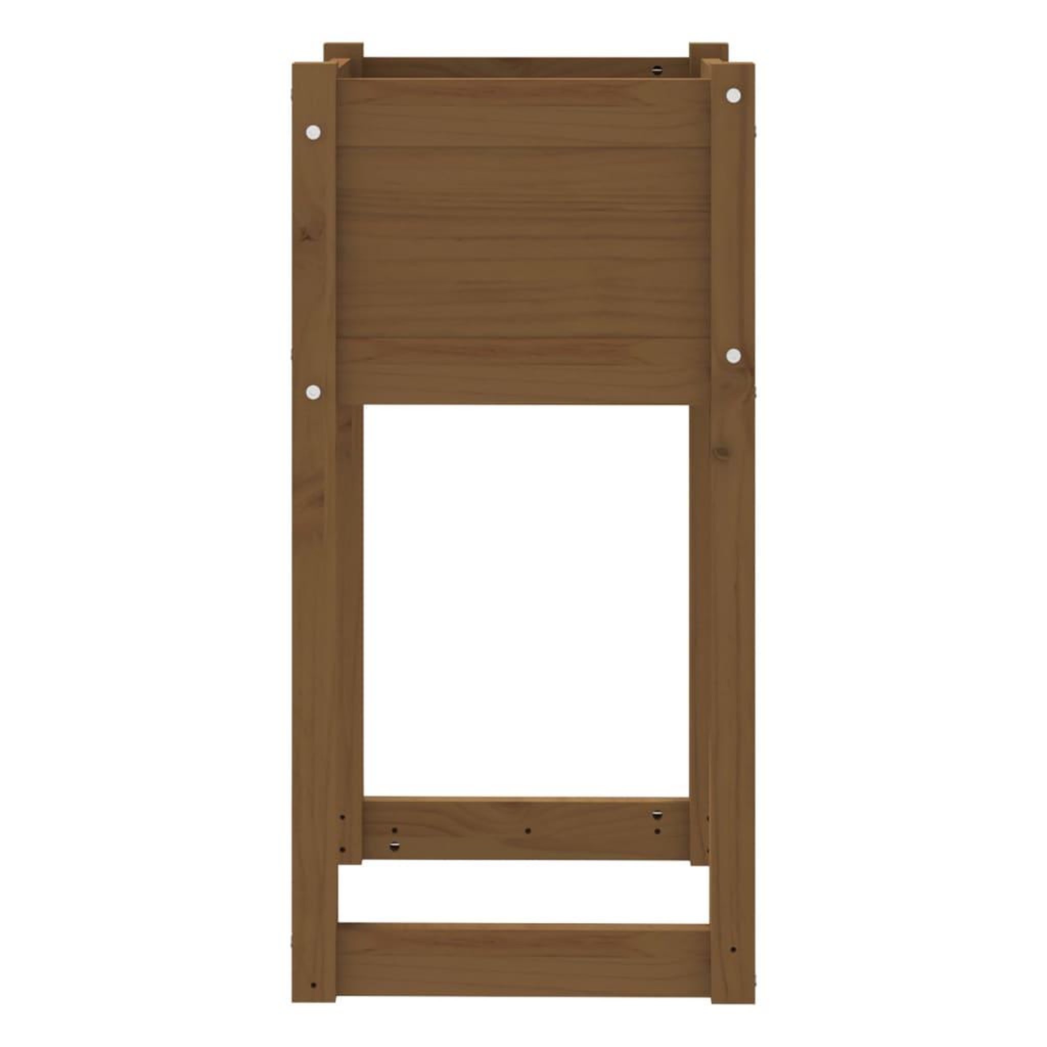 Voir la diapositive 5 : VIDAXL Jardiniere Marron miel 40x40x81 cm Bois massif de pin