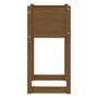Voir la diapositive 5 : VIDAXL Jardiniere Marron miel 40x40x81 cm Bois massif de pin