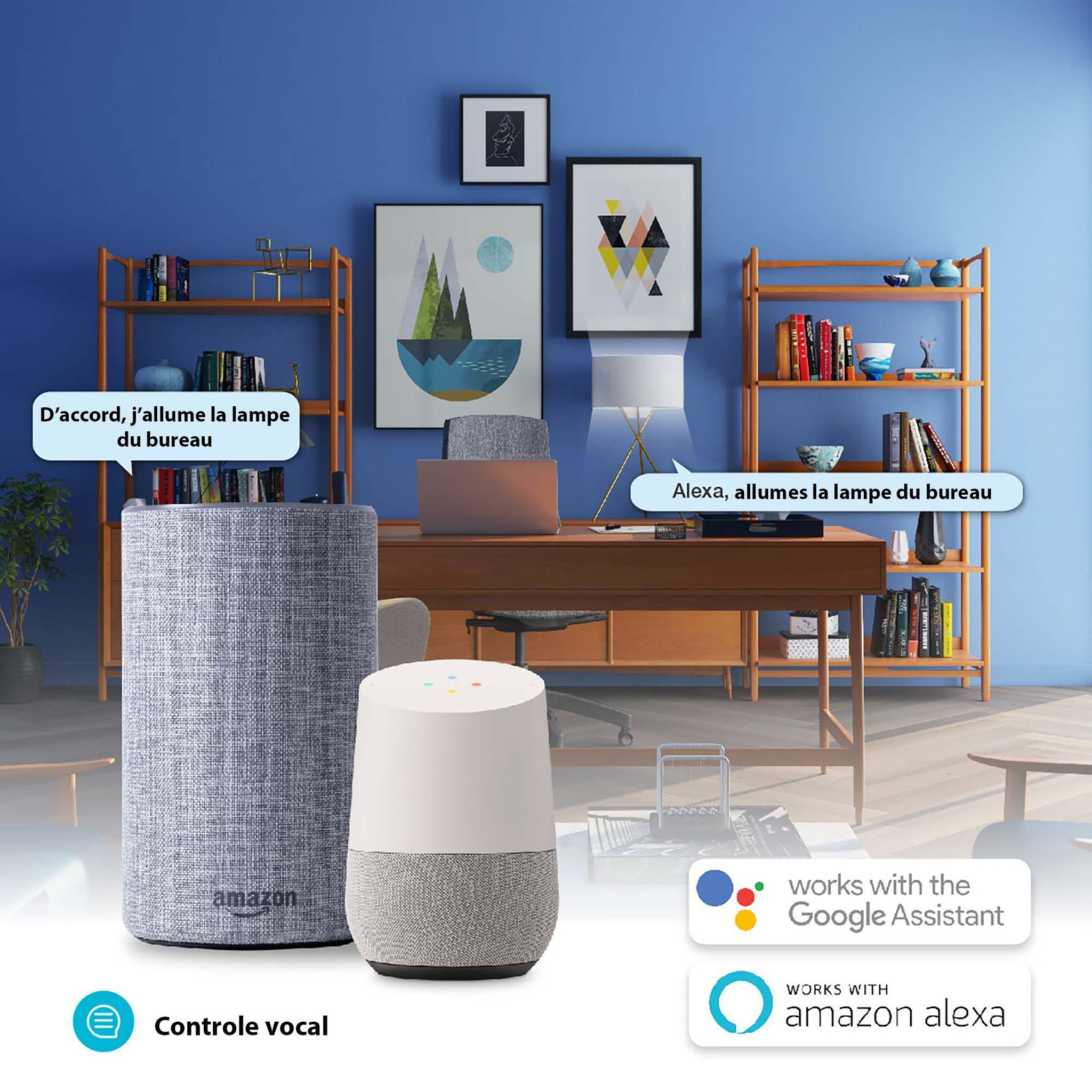 Voir la diapositive 2 : Gsc Ampoule LED Connectée 5.5W E14