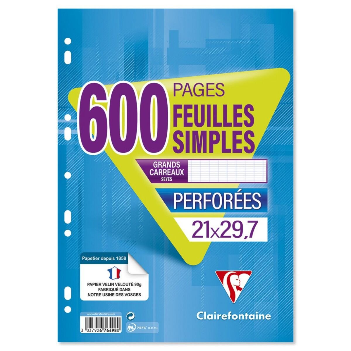 Feuilles simples ClaireFontaine pas cher - Achat neuf et occasion