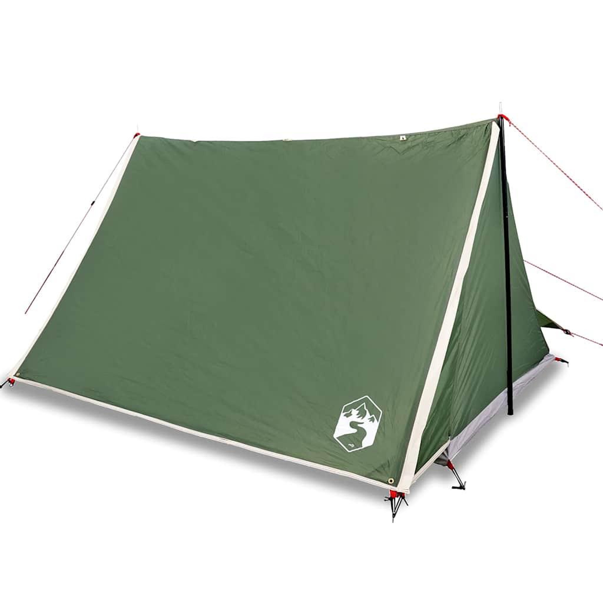 Voir la diapositive 2 : VIDAXL Tente de camping 2 personnes vert impermeable