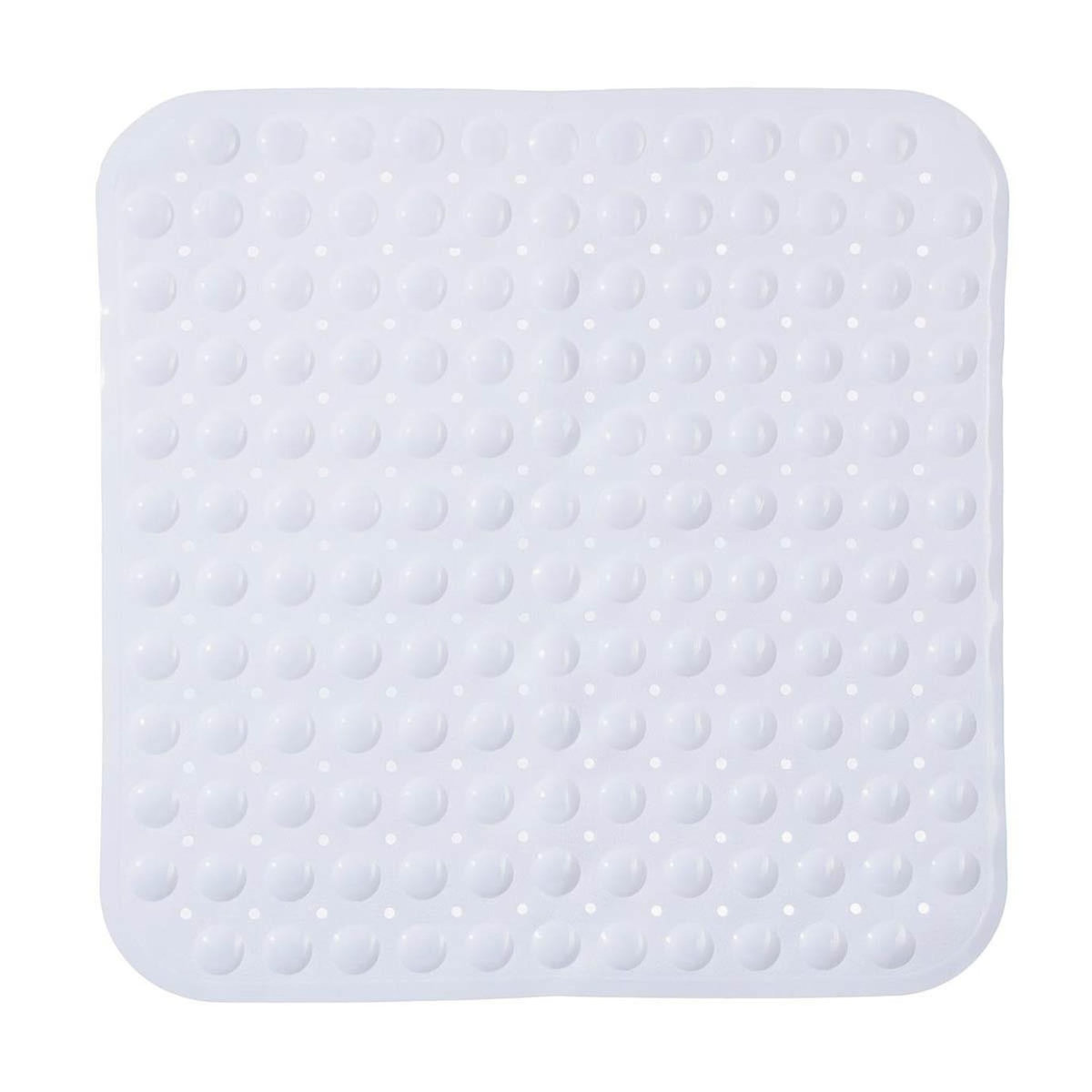 B BASIC & CO Fond de Douche PVC  Anti-Dérapant  53x53cm Blanc