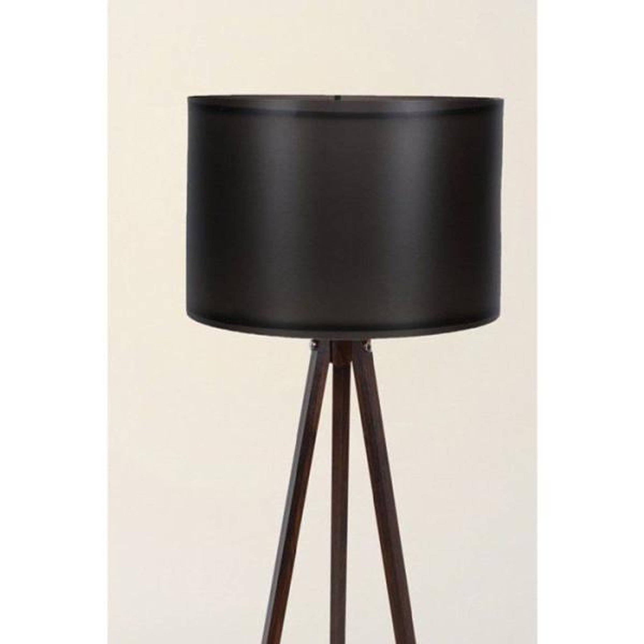 Voir la diapositive 4 : MRED Lampadaire D BY M.RED Black Walnut - MDF - Abat-jour polypropylene - Style nordique