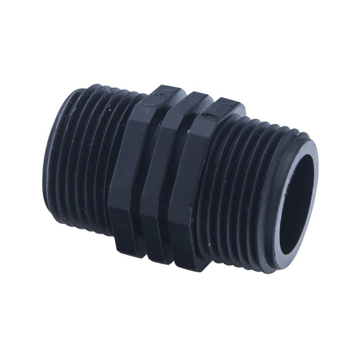 RAIN Raccord polypropylène mâle/mâle 3/4&rdquo,