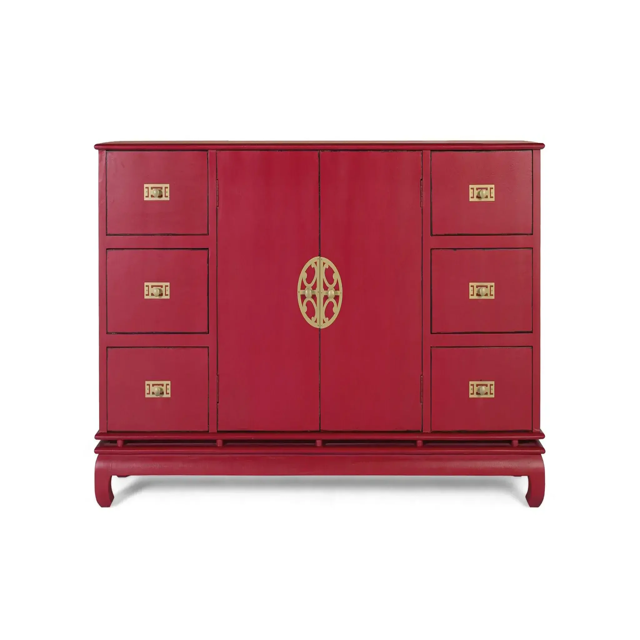 GINER Y COLOMER SL Buffet en bois de manguier 180 cm style oriental