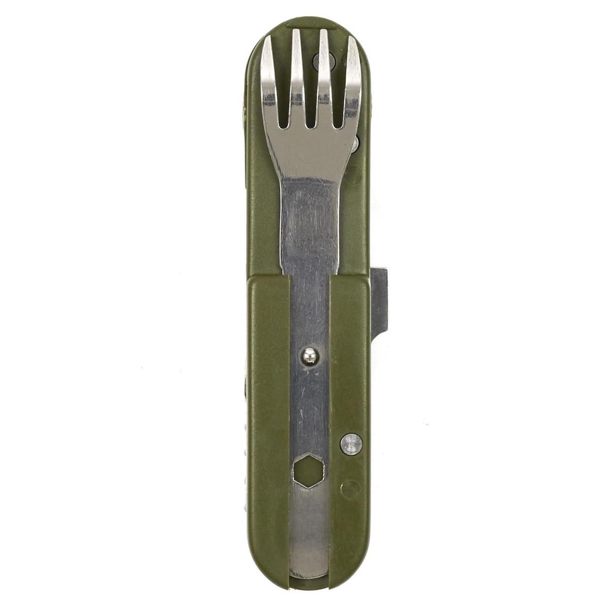 Voir la diapositive 2 : Je cherche une idee Couverts multifonction  5 en 1  14cm vert