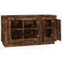 Voir la diapositive 6 : VIDAXL Buffet chêne fumé 102x35x55 cm bois d ingénierie