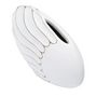 Voir la diapositive 3 : Paris Prix Vase Design en Relief  Lines  34cm Blanc
