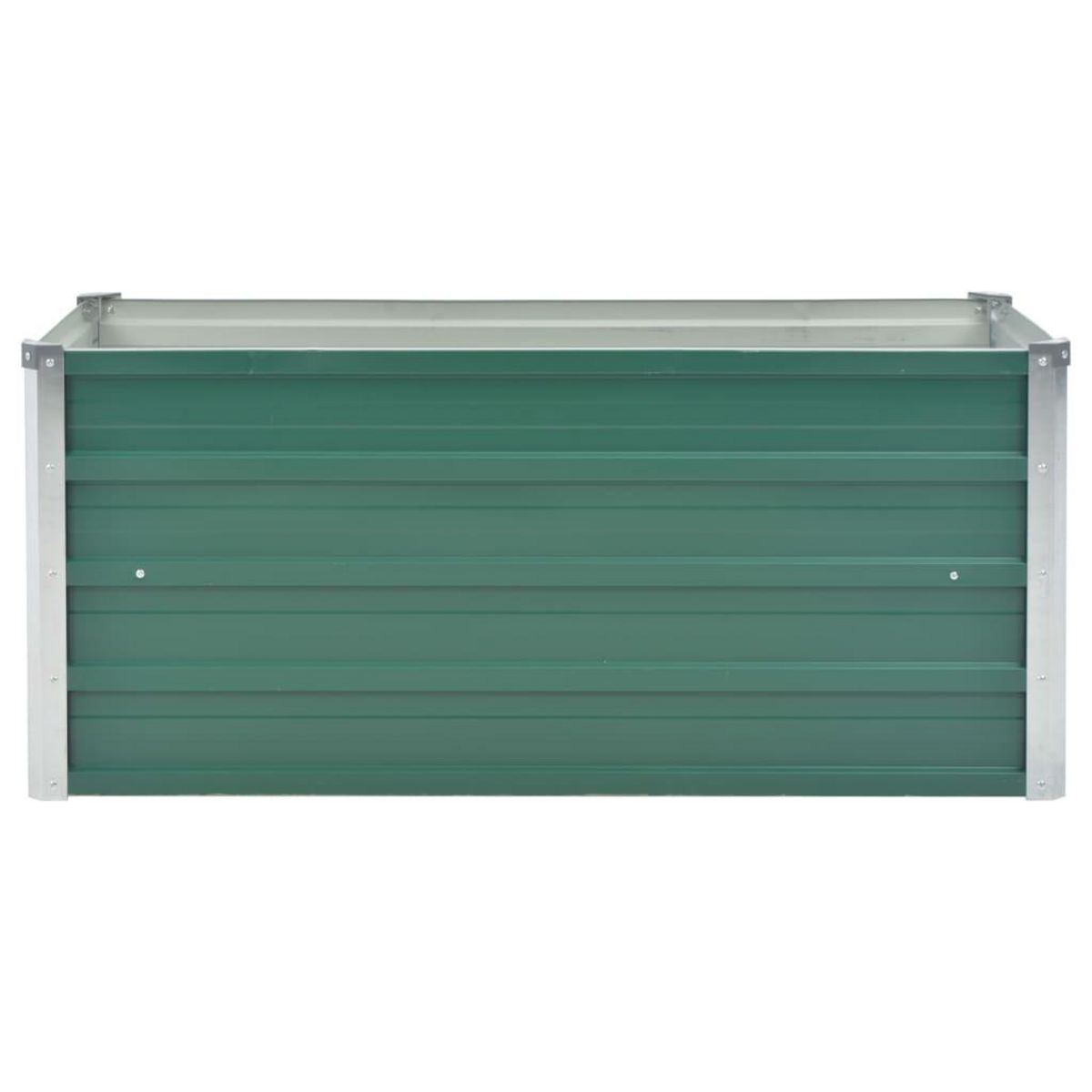 VIDAXL Lit sureleve de jardin Acier galvanise 100x40x45 cm Vert