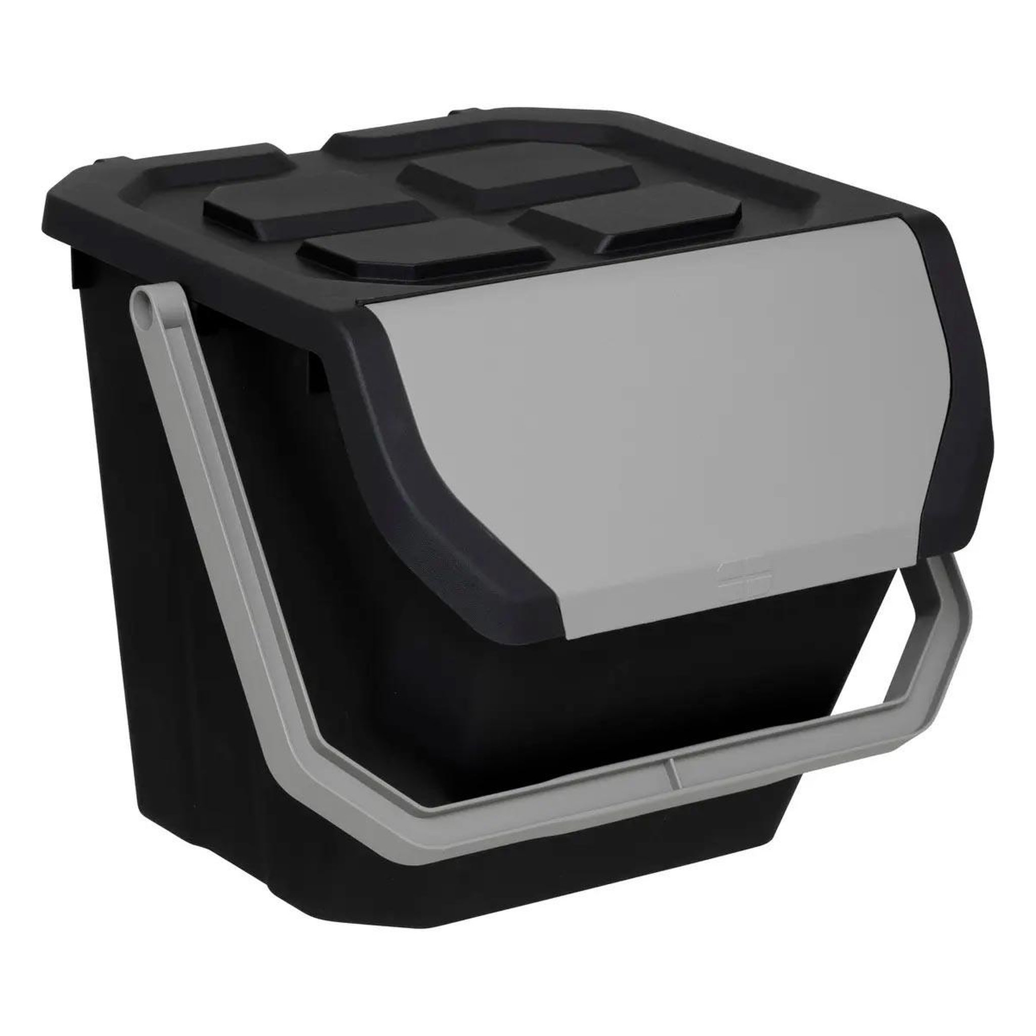 FIVE Poubelle de tri  empilable  24l noir