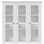 Voir la diapositive 3 : VIDAXL Armoire avec portes vitrees BODO blanc bois de pin massif