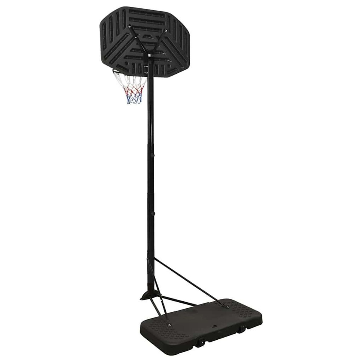 VIDAXL Support de basket-ball Noir 258-363 cm Polyethylene