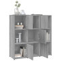 Voir la diapositive 4 : VIDAXL Bibliotheque Sonoma gris 90x30x90 cm Bois d'ingenierie