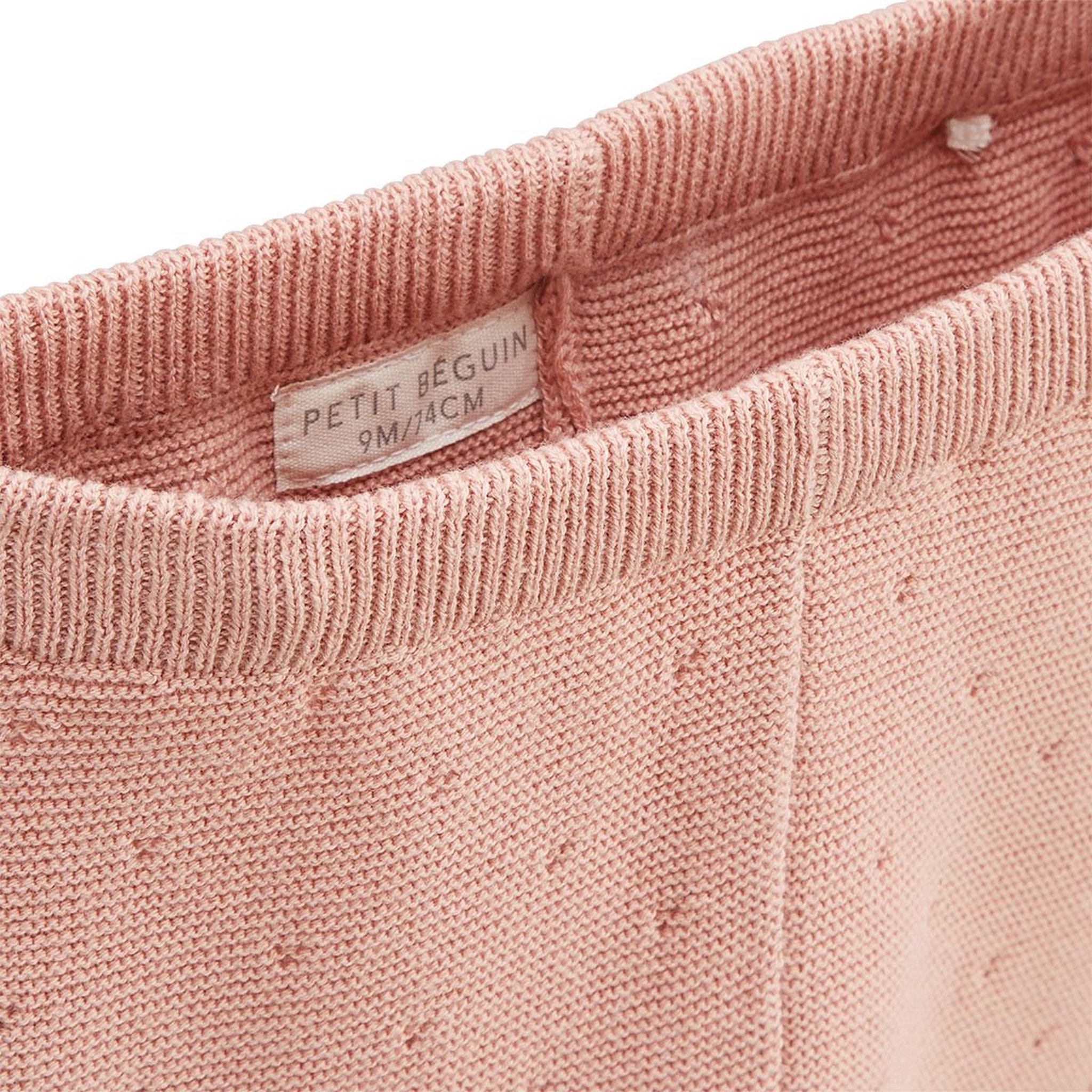 Voir la diapositive 3 : Petit Béguin Pantalon bébé en tricot Manouk