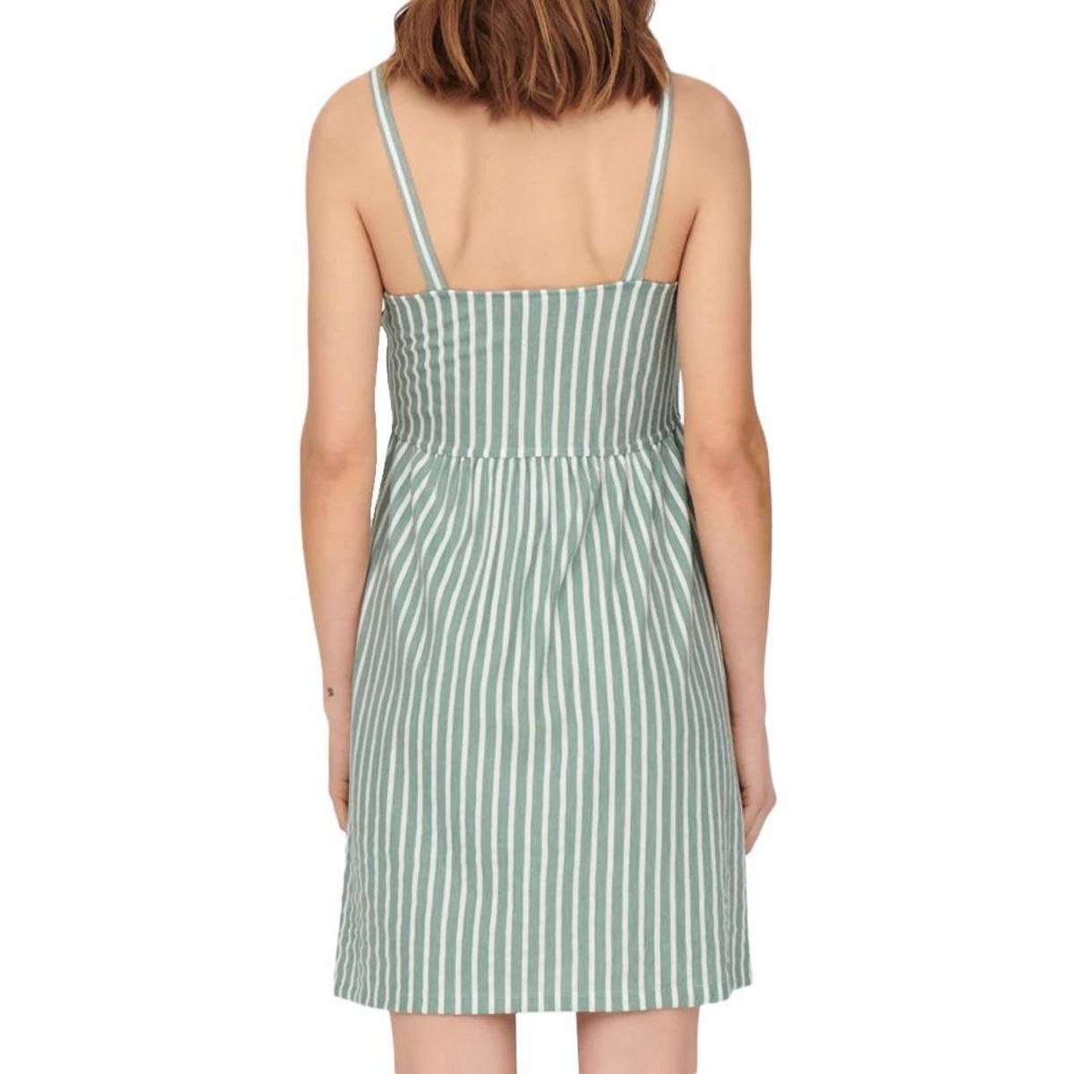 Only Robe à Rayures Blanc/ Femme Only Sharon