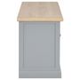 Voir la diapositive 4 : VIDAXL Meuble TV Gris 90x30x40 cm Bois