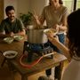 Voir la diapositive 3 : Proweltek Rechaud TRAITEUR à gaz fonte 9.8 KW 4 pieds 3 robinets Puissant et Stable TRIGLAV