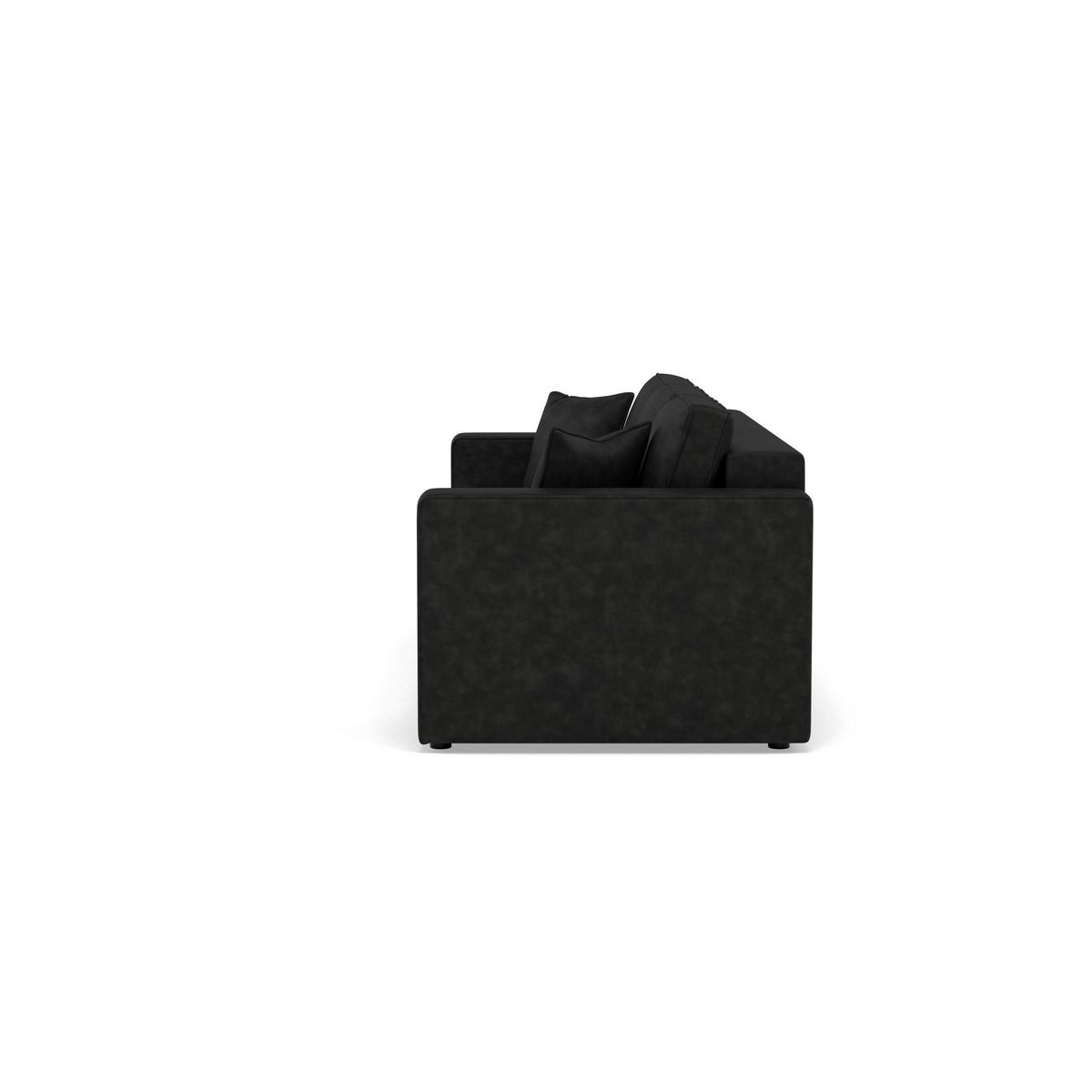 BEST MOBILIER Topaze - canapé droit 3 places convertible avec coffre en simili