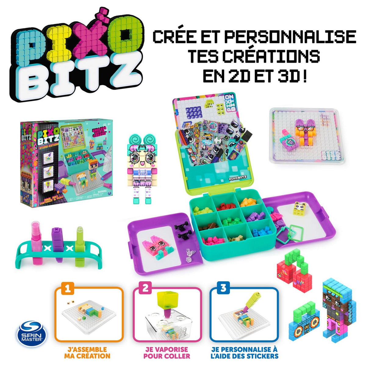 SPIN MASTER Le studio de création PIXOBITZ