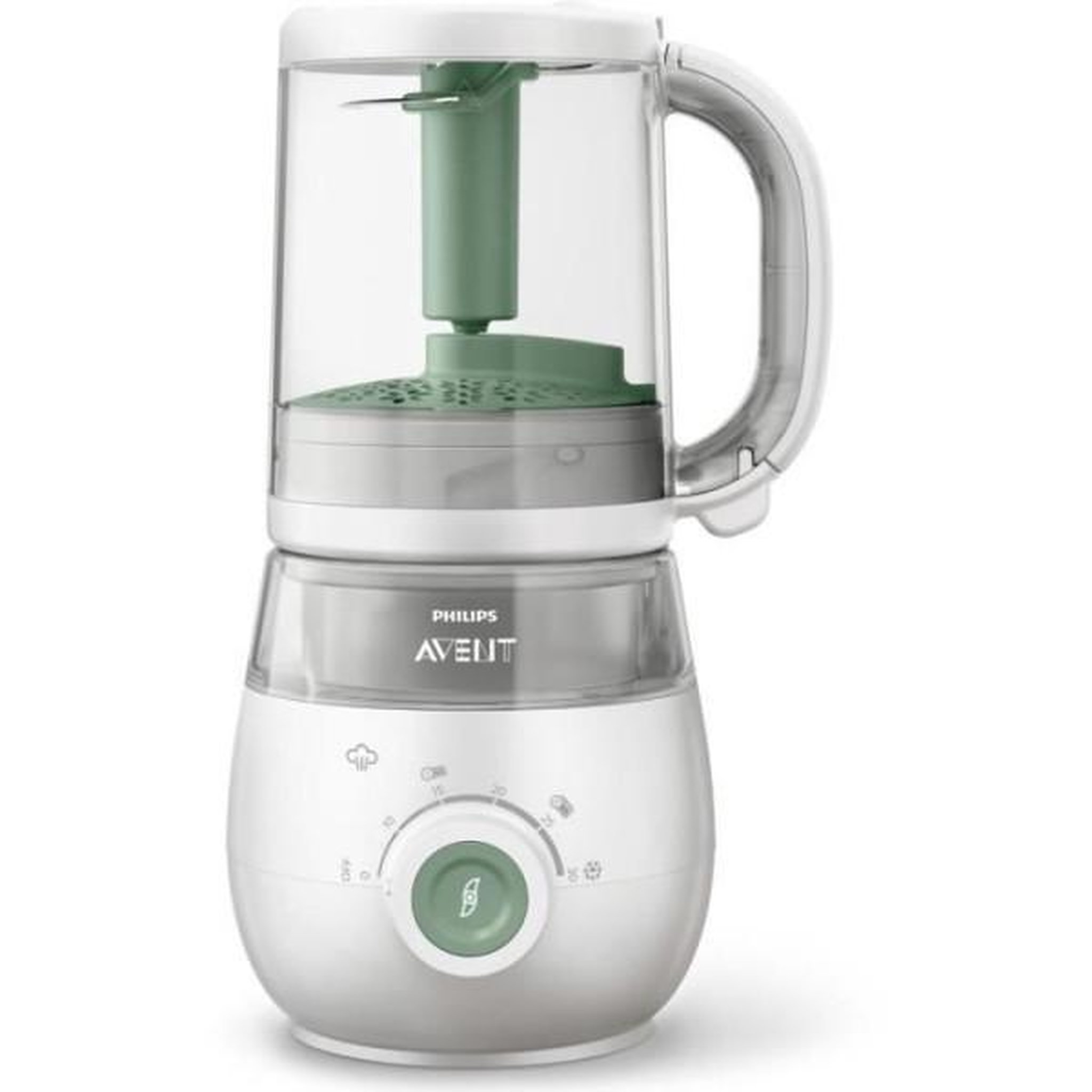 Voir la diapositive 4 : Philips Avent Robot Cuiseur-Mixeur 4 en 1 pour Bébé - PHILIPS AVENT - Cuit a la vapeur - Mixe - Réchauffe - Décongele